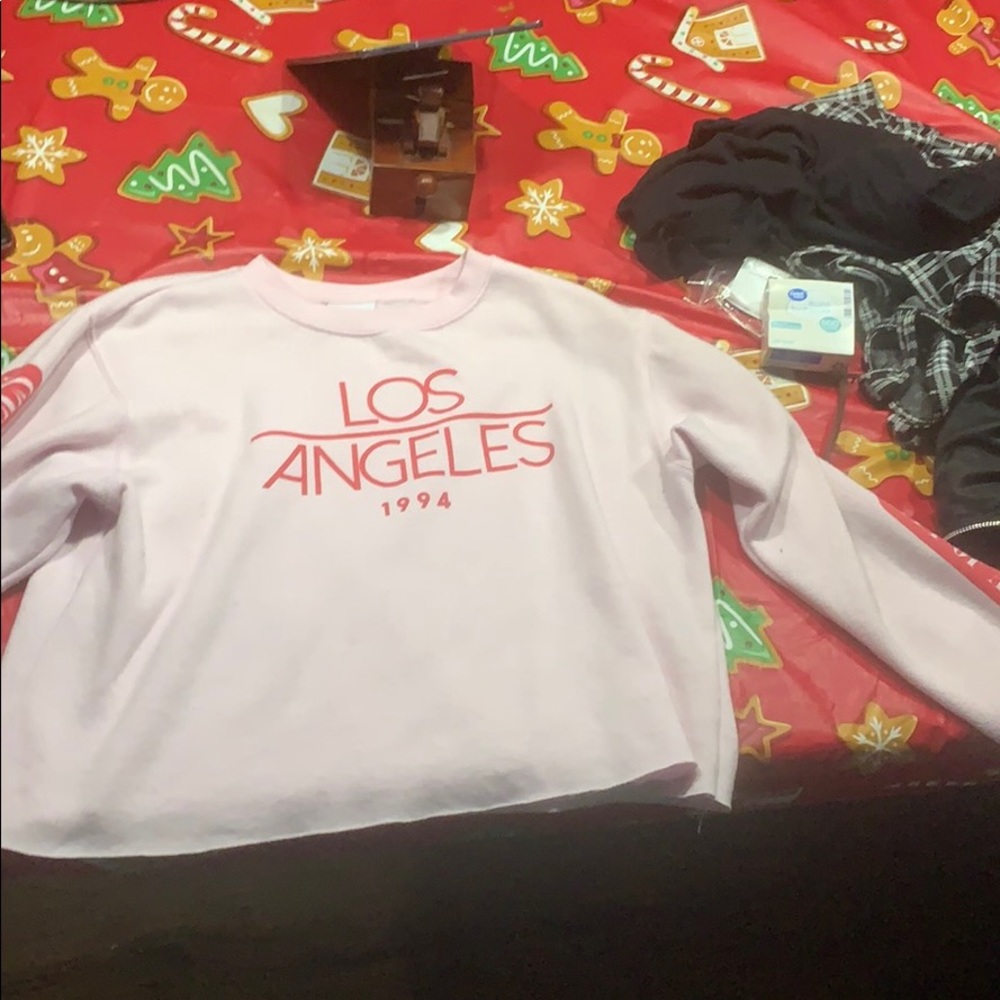 Los Angeles 1994 long sleeve crop top